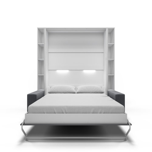 MaximaHouse Upholstered Murphy Storage Bed Wayfair